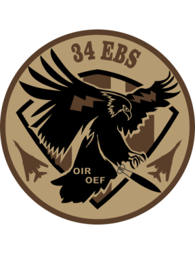 Image for 34 EBS Eagle Desert Patch