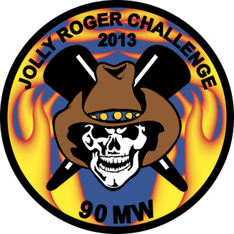 90 MW Jolly Rogers Patch