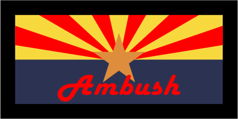 85 FTS Ambush Arizona Flag Pocket Tab