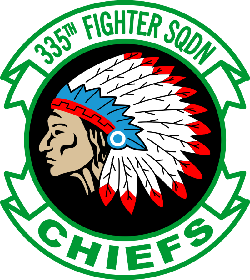 335 FS Regular Squadron Full-Color Patch