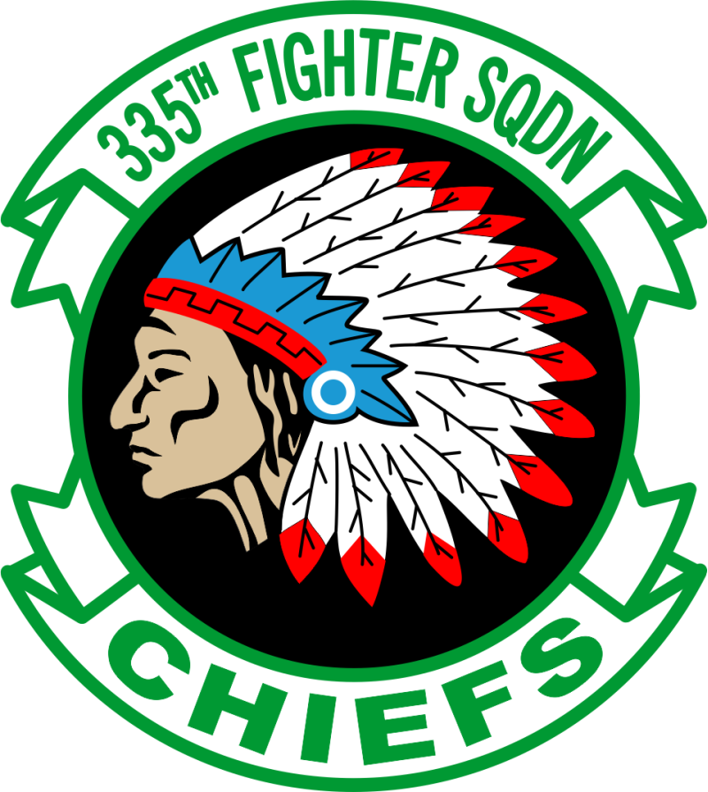 335 FS Regular Squadron Full-Color Patch
