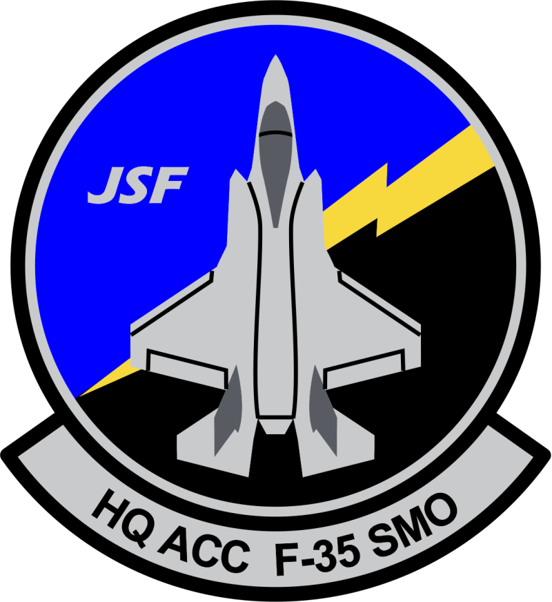 HQ ACC F-35 SMO Full Color Patch