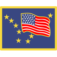 Image for 211 RQS American Flag with Big Dipper Full Color Patch