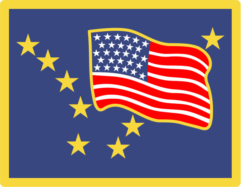 211 RQS American Flag with Big Dipper Full Color Patch