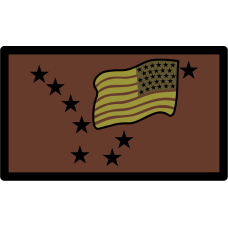 Image for 211 RQS - America Flag with Big Dipper Flying LEFT OCP Patch