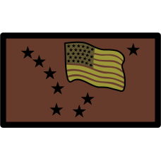 Image for 211 RQS - America Flag with Big Dipper OCP Flying RIGHT Patch
