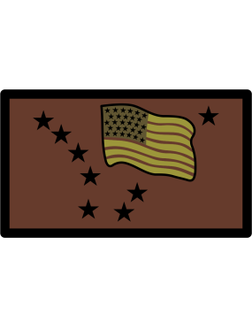 Image for 211 RQS - America Flag with Big Dipper OCP Flying RIGHT Patch