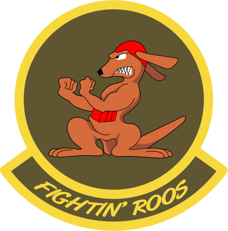 97 AS Fightin' Roos Patch