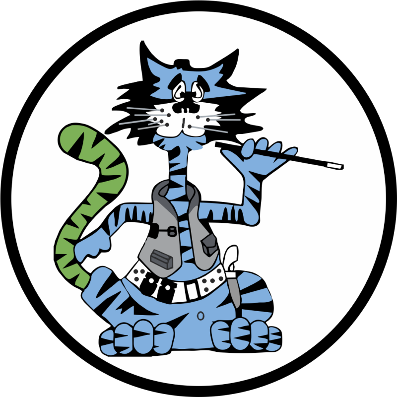 535 AS Tiger Retro Patch