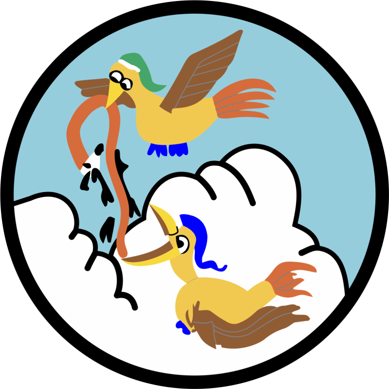 97 ARS Two Birds Heritage Full-Color Patch