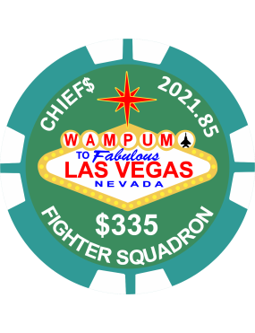 Image for 335 FS Las Vegas Poker Chip Patch
