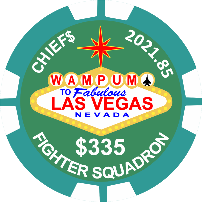 335 FS Las Vegas Poker Chip Patch