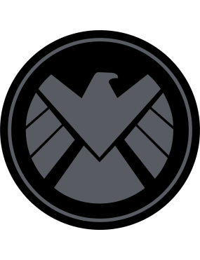 Image for 621 MSOS Black and Gray Stylized Eagle Patch
