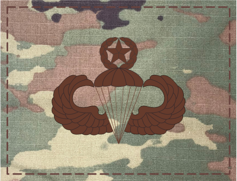 Parachute Jump Wings- Master OCP Occupational Device