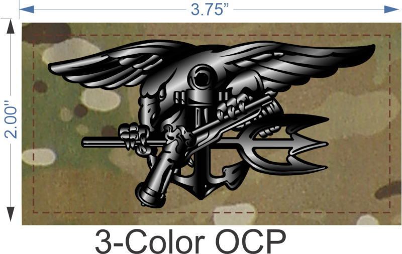 Navy Special Warfare Device 3-Color OCP Fabric Occupational Device