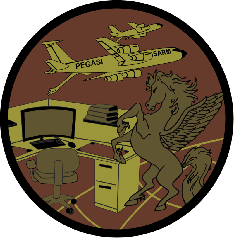 93 ARS KC-135 Boom Down OCP Patch