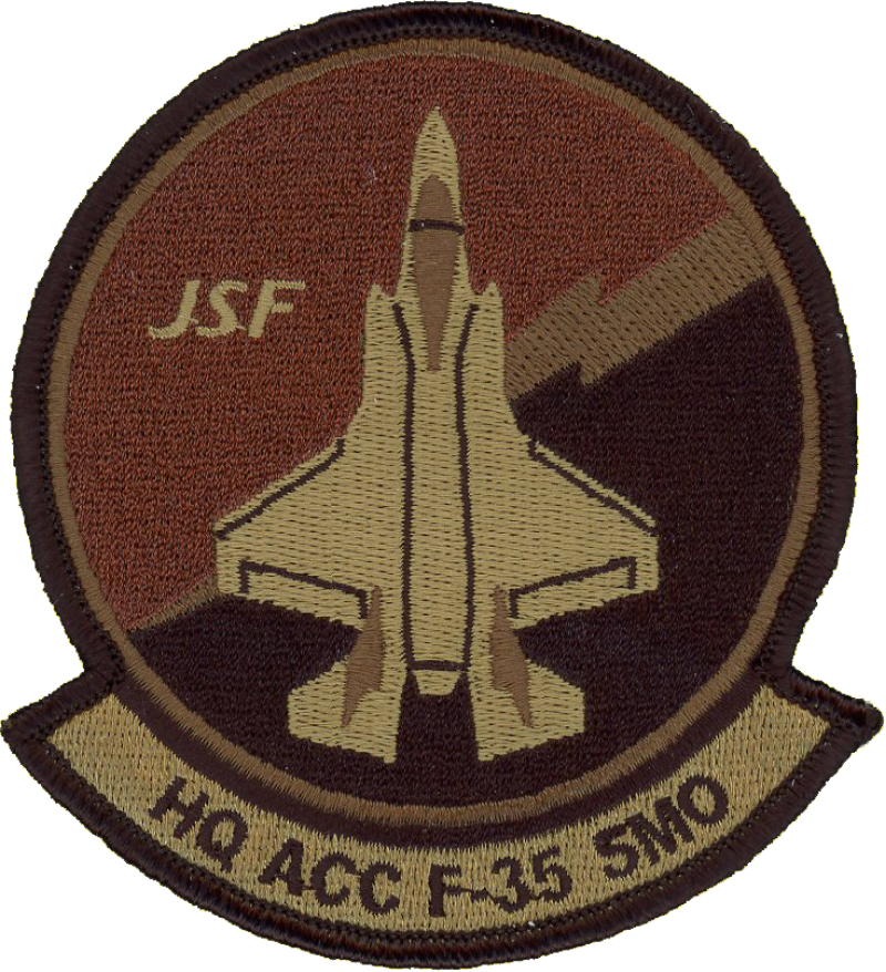 HQ ACC F-35 SMO OCP Patch