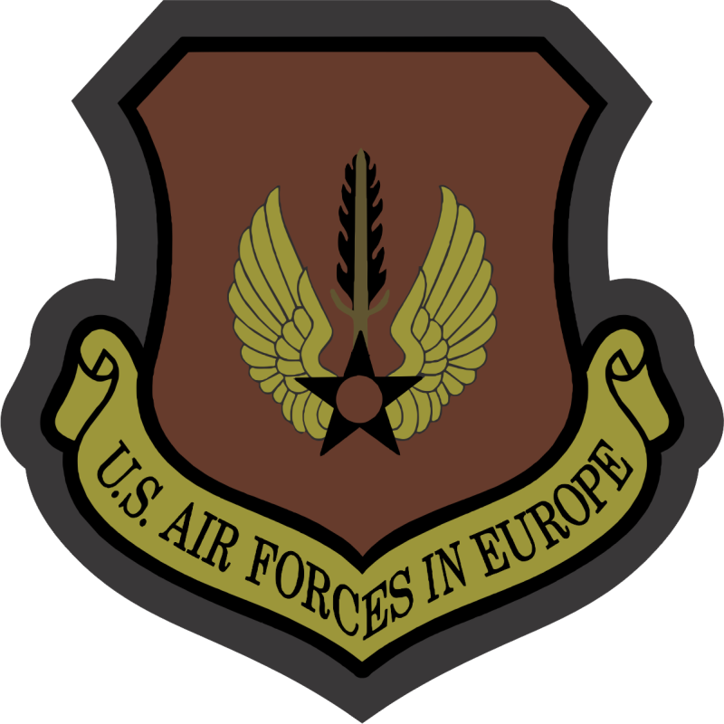 USAFE OCP Black PU Patch