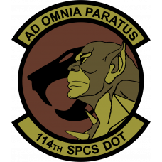 114 SPCS DOT Panthro OCP Patch