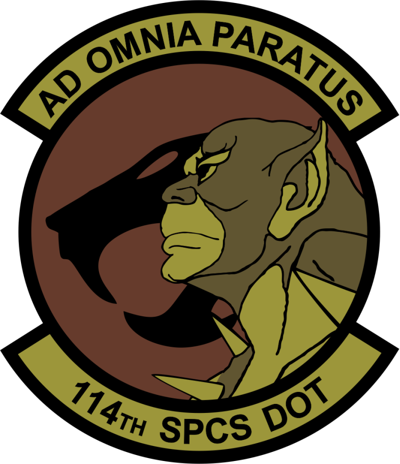 114 SPCS DOT Panthro OCP Patch