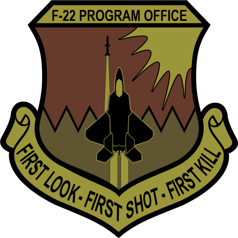 F-22 Program Office OCP Patch