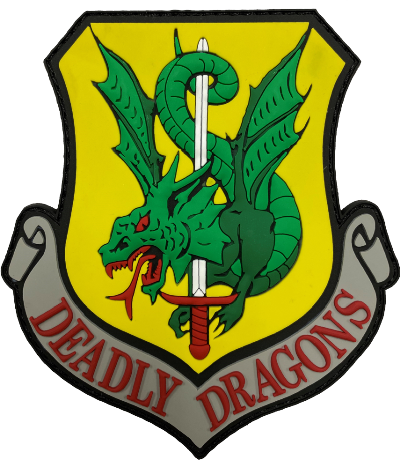 85 FTS Deadly Dragon Full-Color PVC Patch