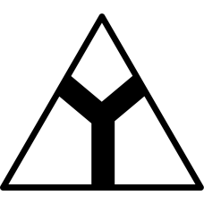 Image for 97 AMW Black/White Y PVC Patch