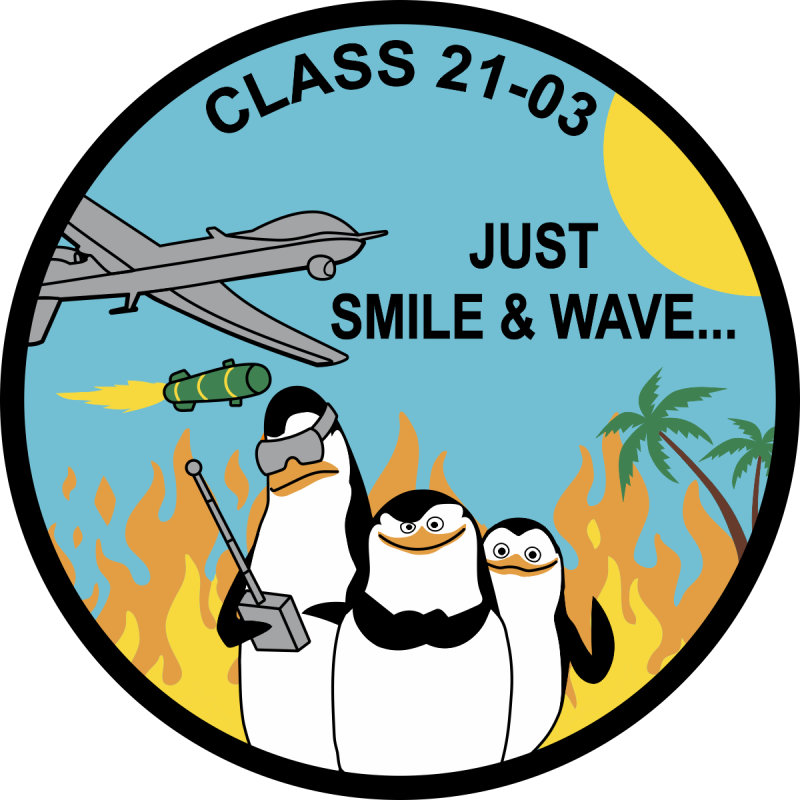 160 ATKS Class 21-03 Full-Color PVC Patch
