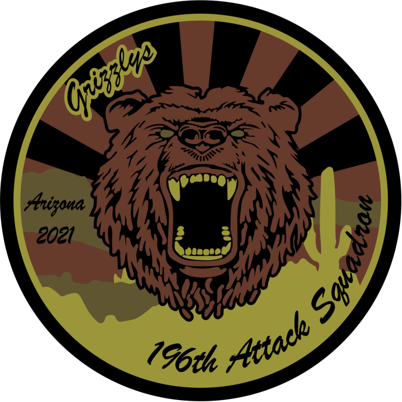 196 ATKS Grizzlys Arizona 2021 OCP PVC Patch