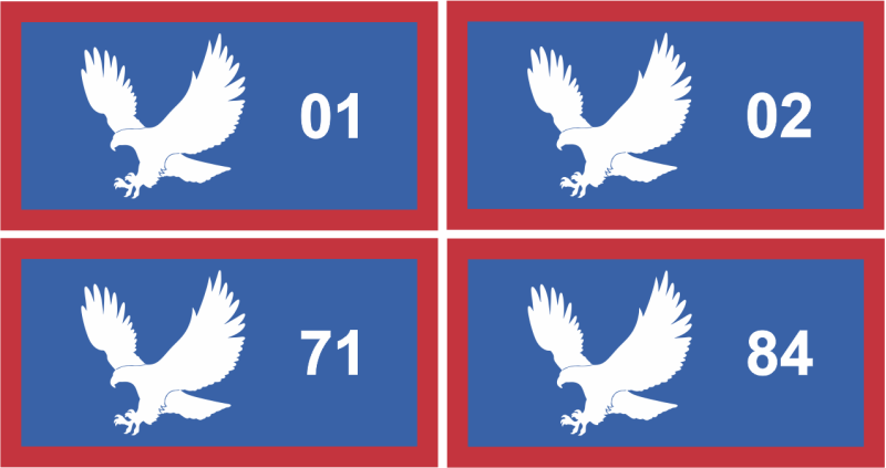 Indiv Numbered Pocket Tab