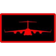 Image for 517 AS Black/Red C-17 Pocket Tab