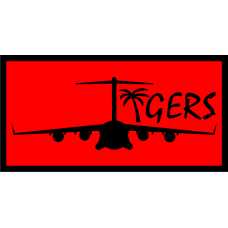 Image for 535 AS Red & Black C-17 Tigers Pocket Tab