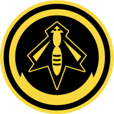 Image for 21 AS Yellow/Black Bee Pocket Tab