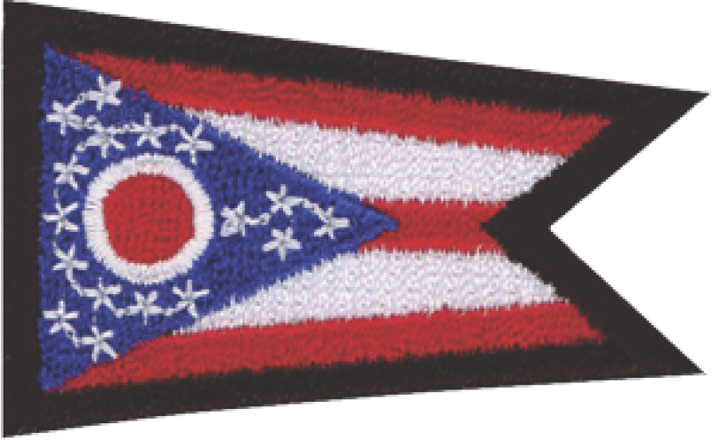 Ohio Flag Pocket Tab
