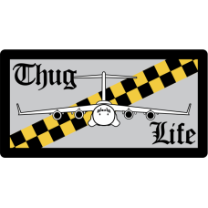 Image for 57 WPS Thug Life Gray Pocket Tab