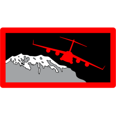 Image for 517 AS C-17 Flying Over Denali Pocket Tab