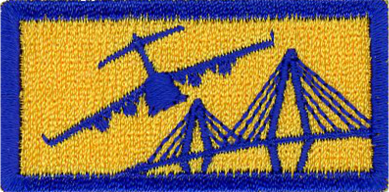 16 AS Yellow/Blue C-17 Pocket Tab