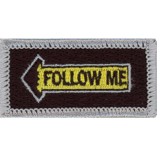 Image for 393 BS Follow Me Gray Border Pocket Tab