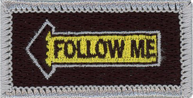 393 BS Follow Me Gray Border Pocket Tab 