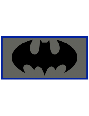 Image for Iowa ANG Gray B/G Black Bat Pocket Tab