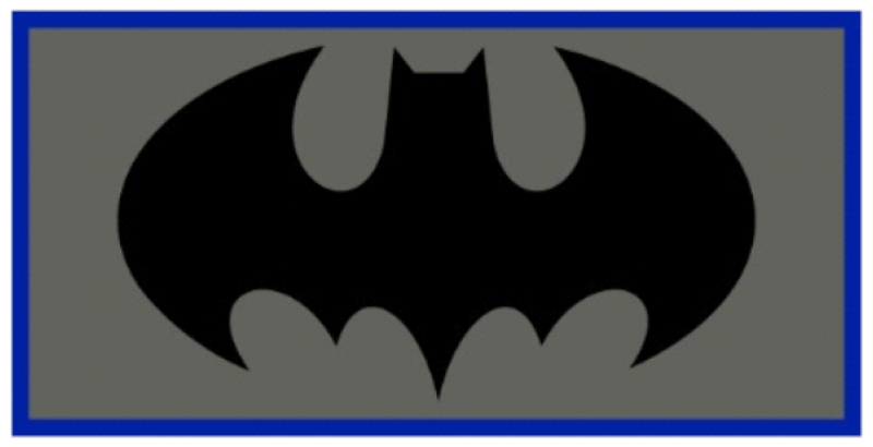 Iowa ANG Gray B/G Black Bat Pocket Tab