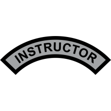 Image for Instructor Gray/Black Rocker Pocket Tab
