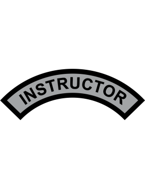 Image for Instructor Gray/Black Rocker Pocket Tab