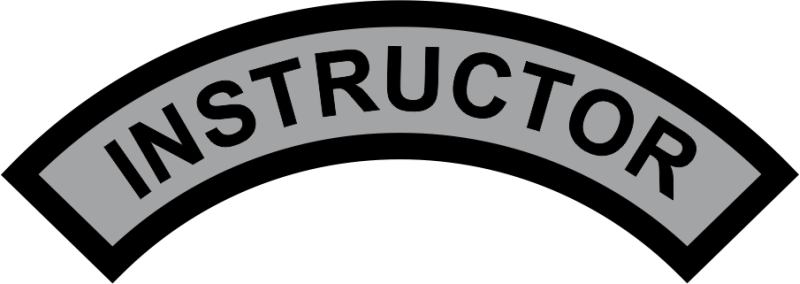 Instructor Gray/Black Rocker Pocket Tab