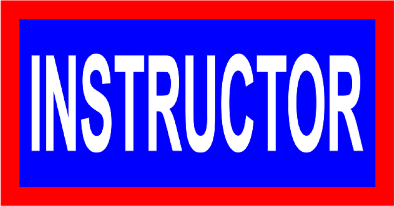 Instructor Pocket Tabs Blue