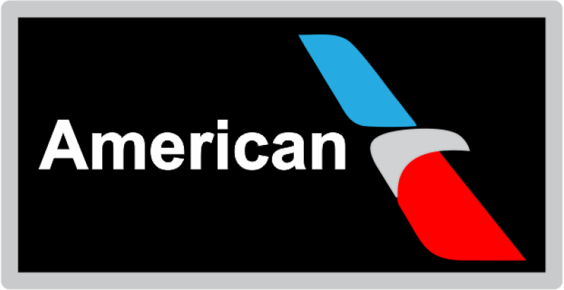 American Airlines Pocket Tab Black