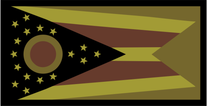 Ohio Flag OCP Pocket Tab