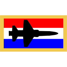 Image for T-38 Pocket Tab Yellow Border, Black T-38 Red White & Blue