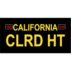 Image for 163 ATKS License Plate Pocket Tab