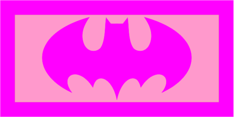 Iowa ANG Pink Bat Pocket Tab